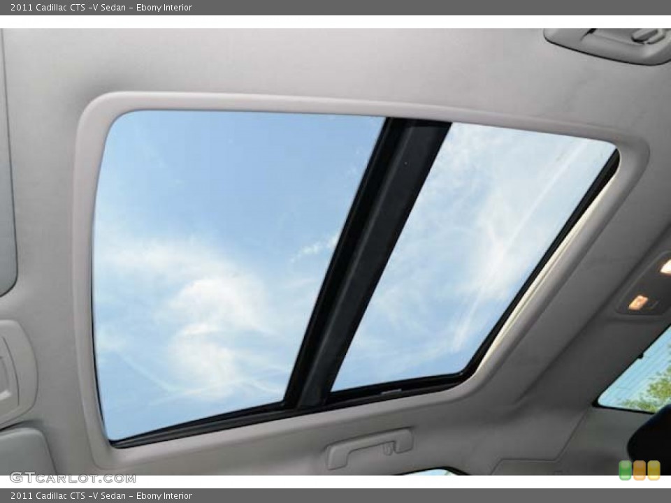 Ebony Interior Sunroof for the 2011 Cadillac CTS -V Sedan #68548894
