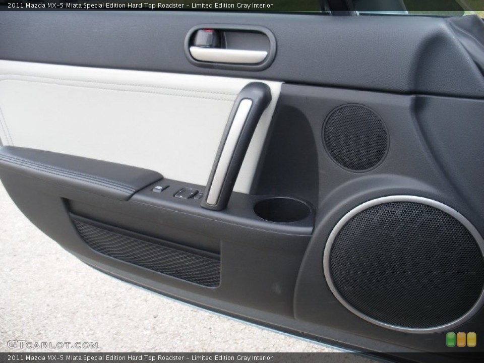 Limited Edition Gray Interior Door Panel for the 2011 Mazda MX-5 Miata Special Edition Hard Top Roadster #68549975