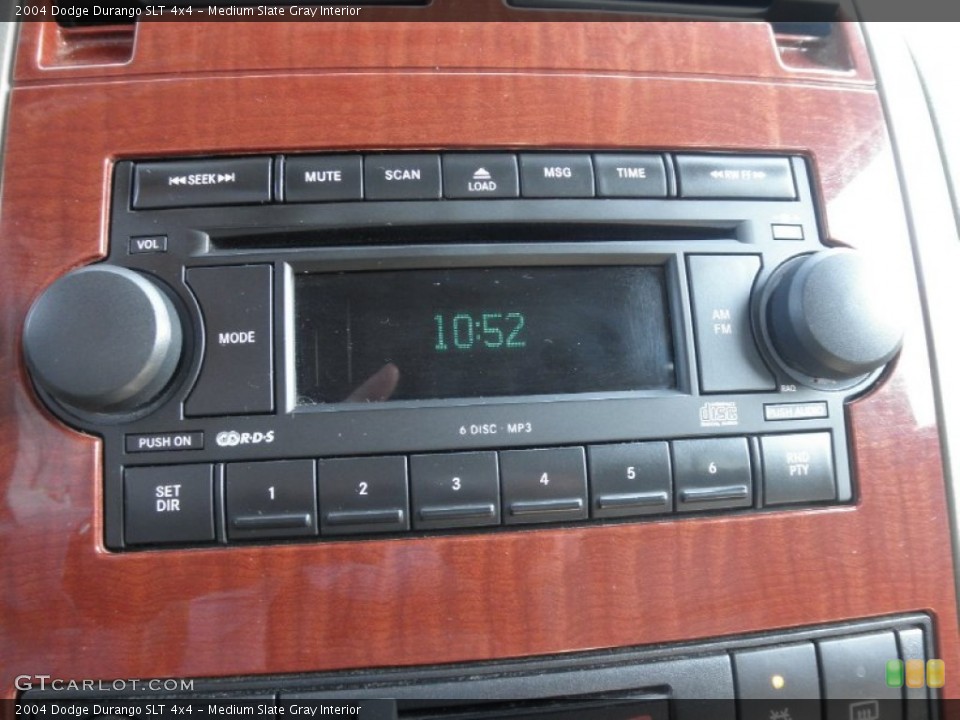 Medium Slate Gray Interior Audio System for the 2004 Dodge Durango SLT 4x4 #68550265