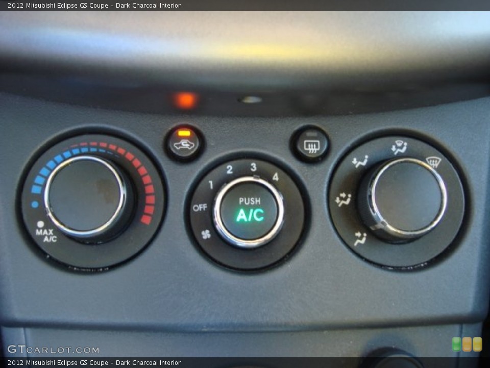 Dark Charcoal Interior Controls for the 2012 Mitsubishi Eclipse GS Coupe #68550676