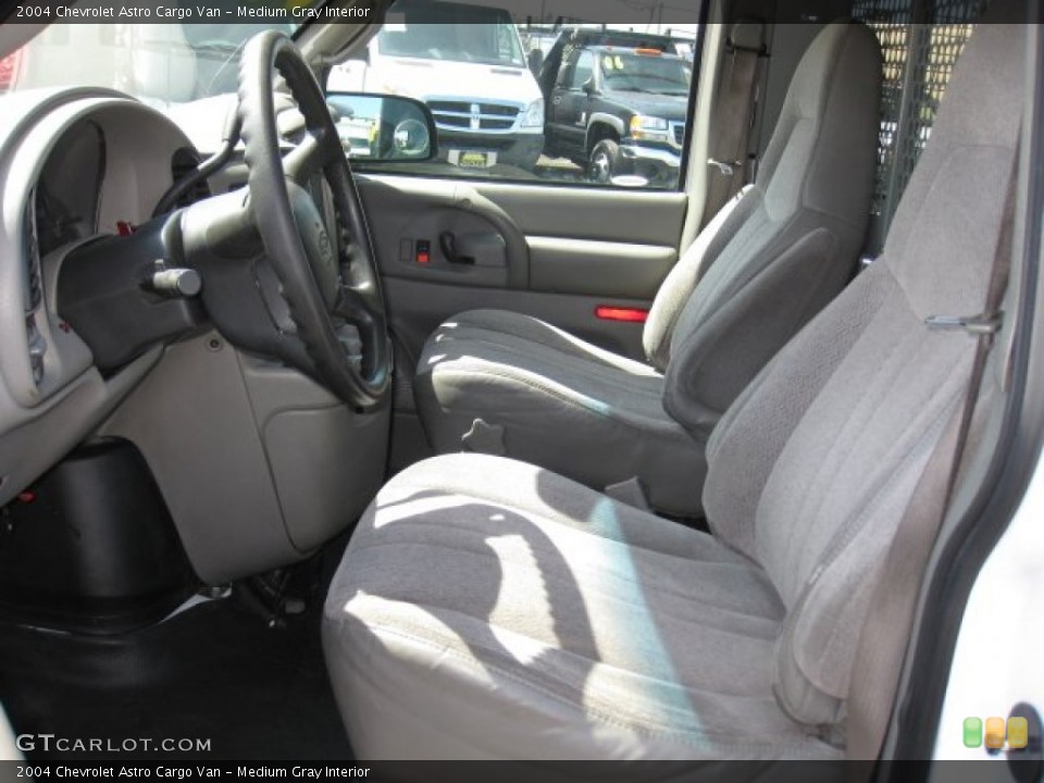 Medium Gray Interior Front Seat for the 2004 Chevrolet Astro Cargo Van #68551423
