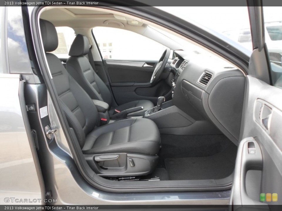 Titan Black Interior Photo for the 2013 Volkswagen Jetta TDI Sedan #68552863