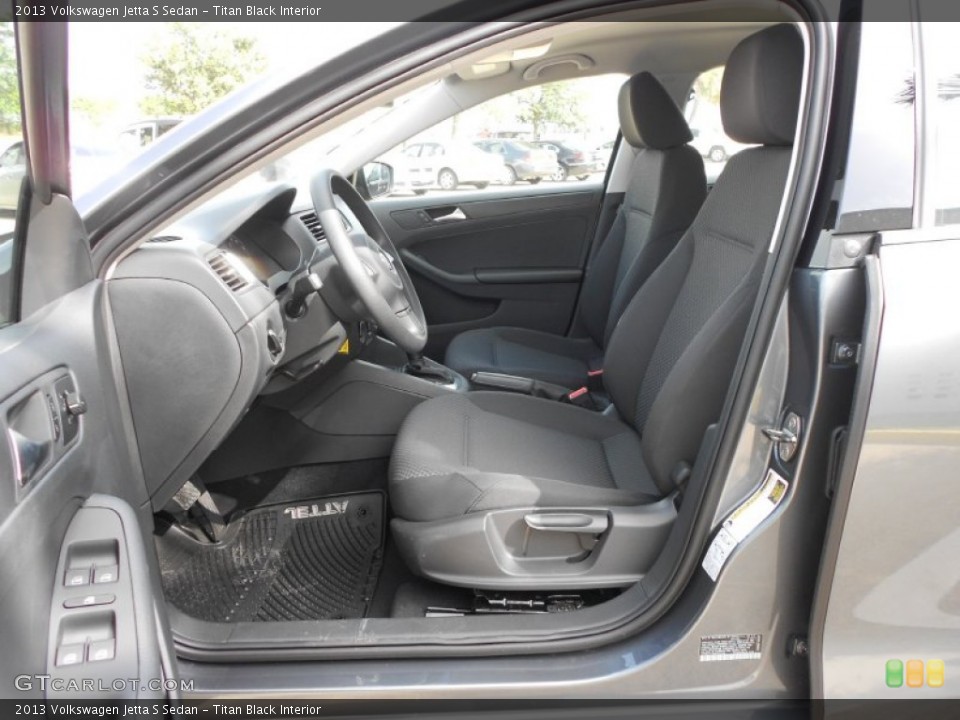 Titan Black Interior Photo for the 2013 Volkswagen Jetta S Sedan #68553265