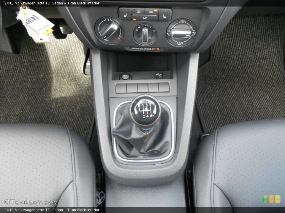 Titan Black Interior Transmission for the 2013 Volkswagen Jetta TDI Sedan #68553542