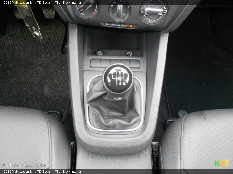 Titan Black Interior Transmission for the 2013 Volkswagen Jetta TDI Sedan #68553754