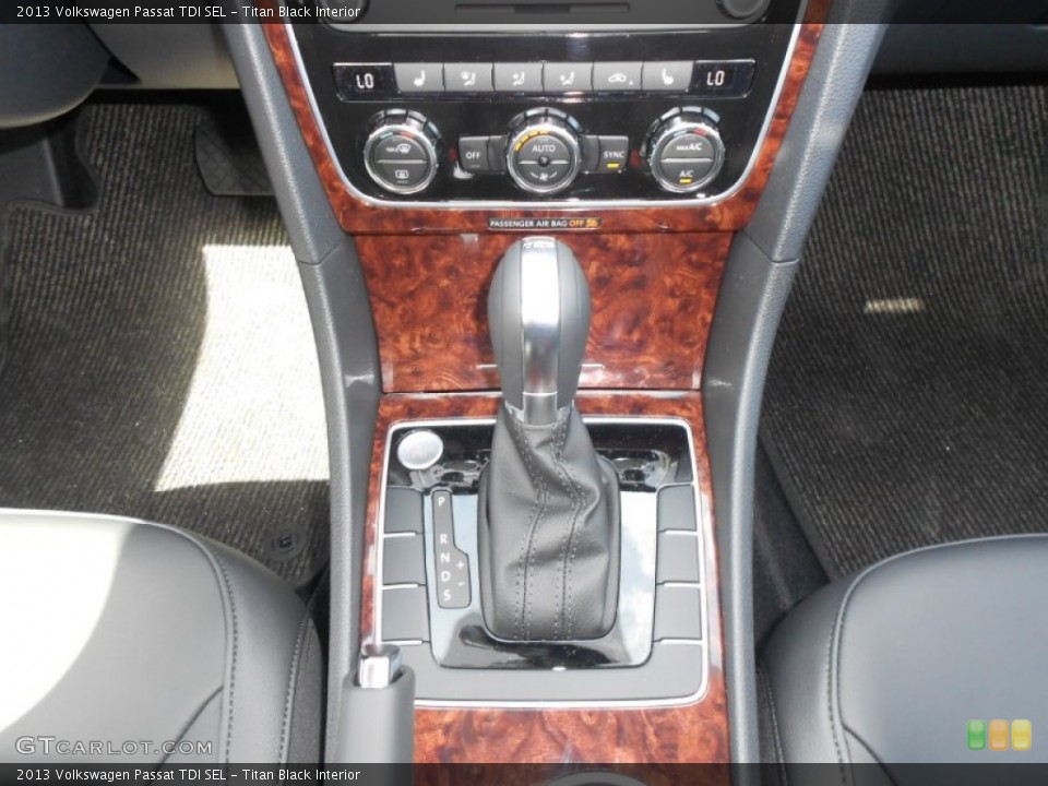 Titan Black Interior Transmission for the 2013 Volkswagen Passat TDI SEL #68553949