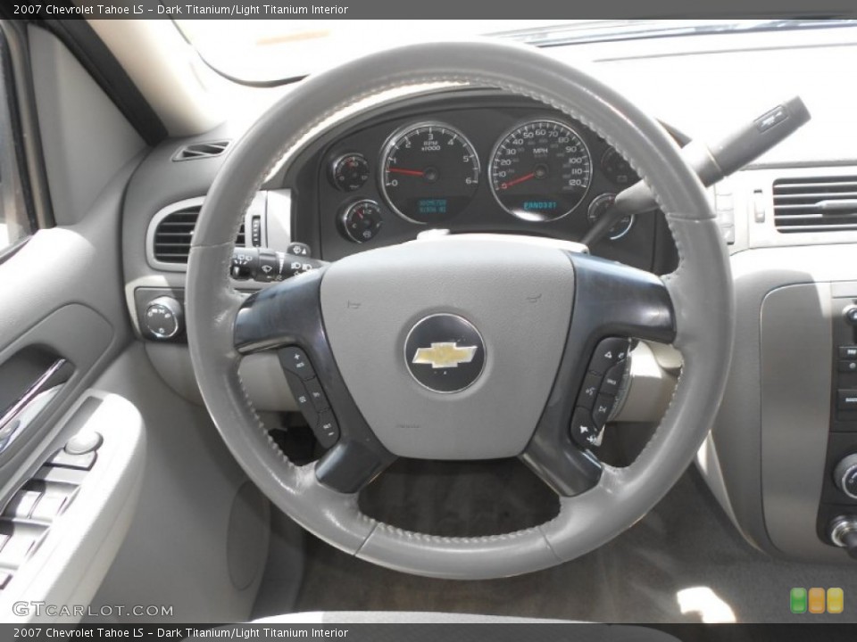 Dark Titanium/Light Titanium Interior Steering Wheel for the 2007 Chevrolet Tahoe LS #68557549