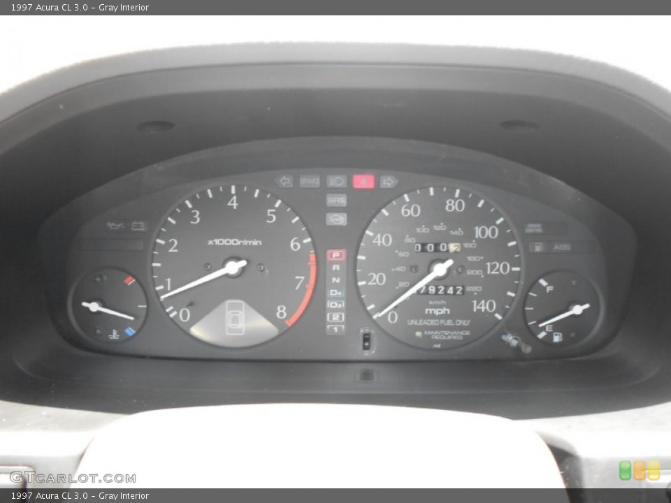 Gray Interior Gauges for the 1997 Acura CL 3.0 #68558191