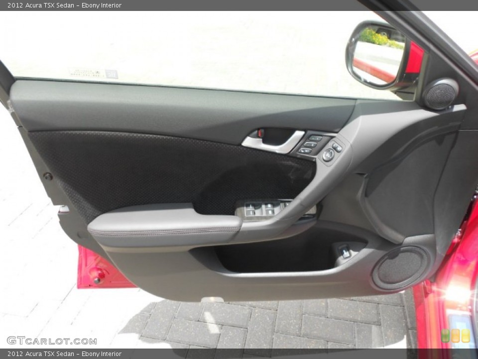Ebony Interior Door Panel for the 2012 Acura TSX Sedan #68558635