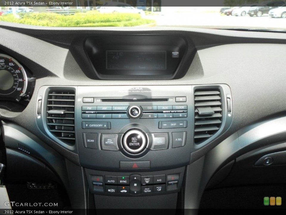 Ebony Interior Controls for the 2012 Acura TSX Sedan #68558698