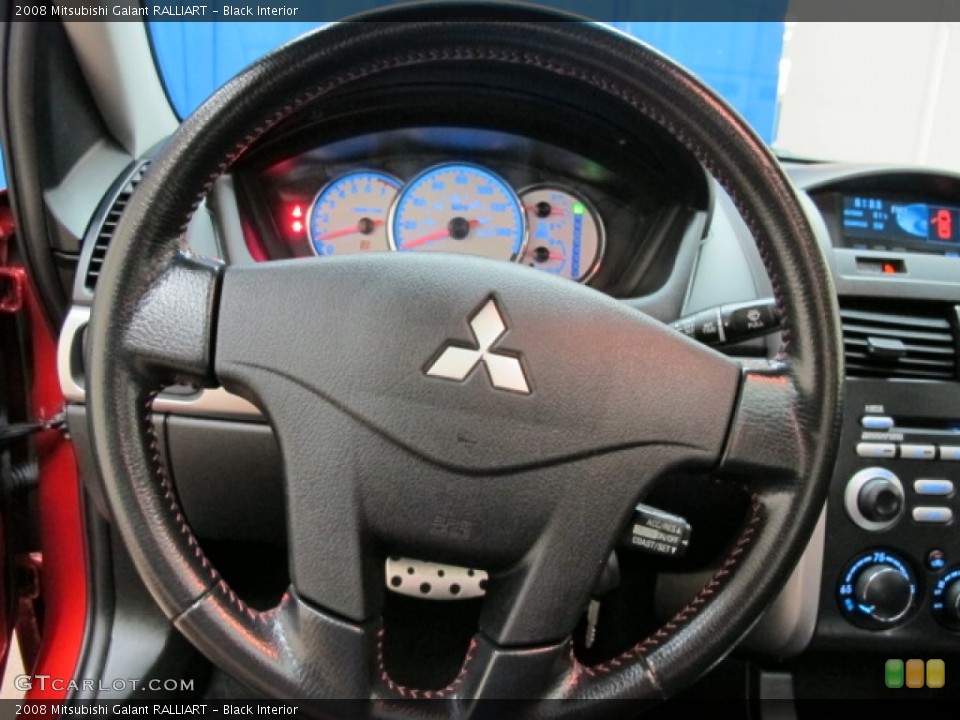 Black Interior Steering Wheel for the 2008 Mitsubishi Galant RALLIART #68560481