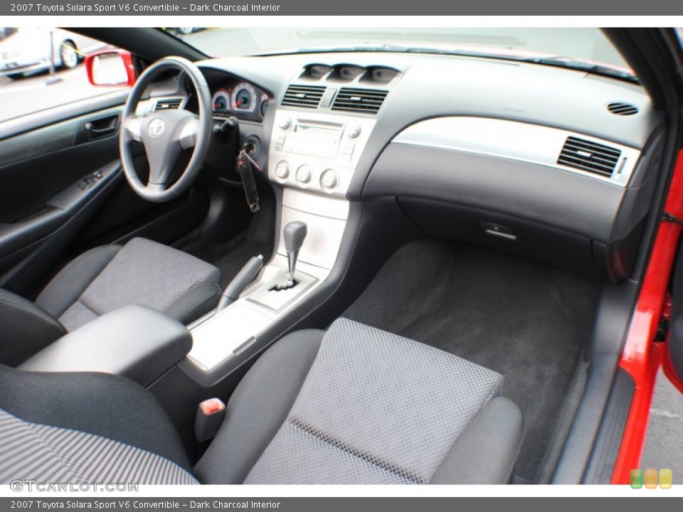 Dark Charcoal Interior Photo for the 2007 Toyota Solara Sport V6 Convertible #68561365