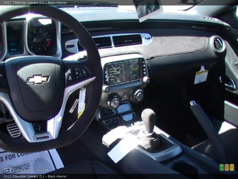Black Interior Dashboard for the 2013 Chevrolet Camaro ZL1 #68561821