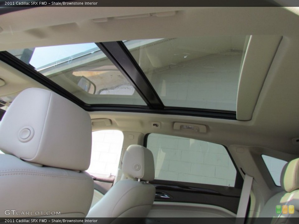 Shale/Brownstone Interior Sunroof for the 2011 Cadillac SRX FWD #68562298