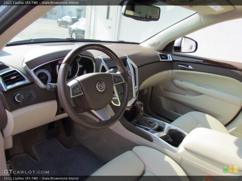 Shale/Brownstone 2011 Cadillac SRX Interiors