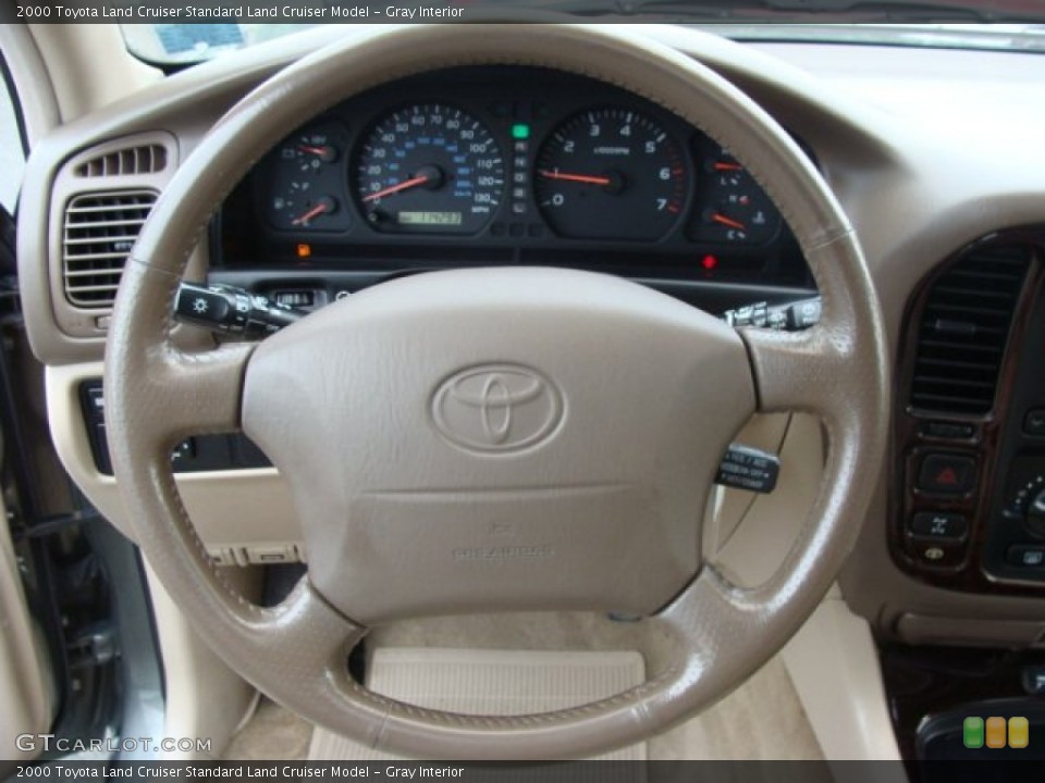 Gray Interior Steering Wheel for the 2000 Toyota Land Cruiser  #68562946