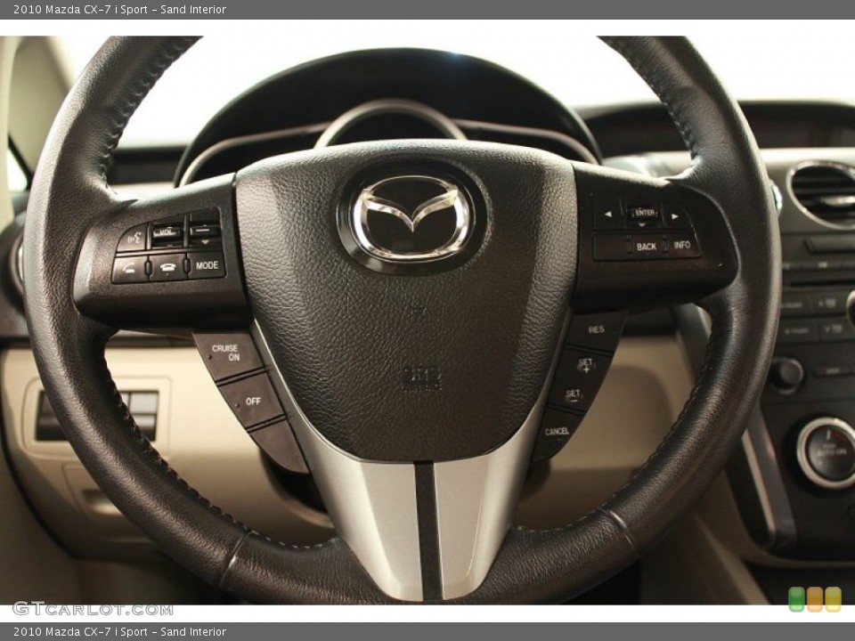 Sand Interior Steering Wheel for the 2010 Mazda CX-7 i Sport #68563804