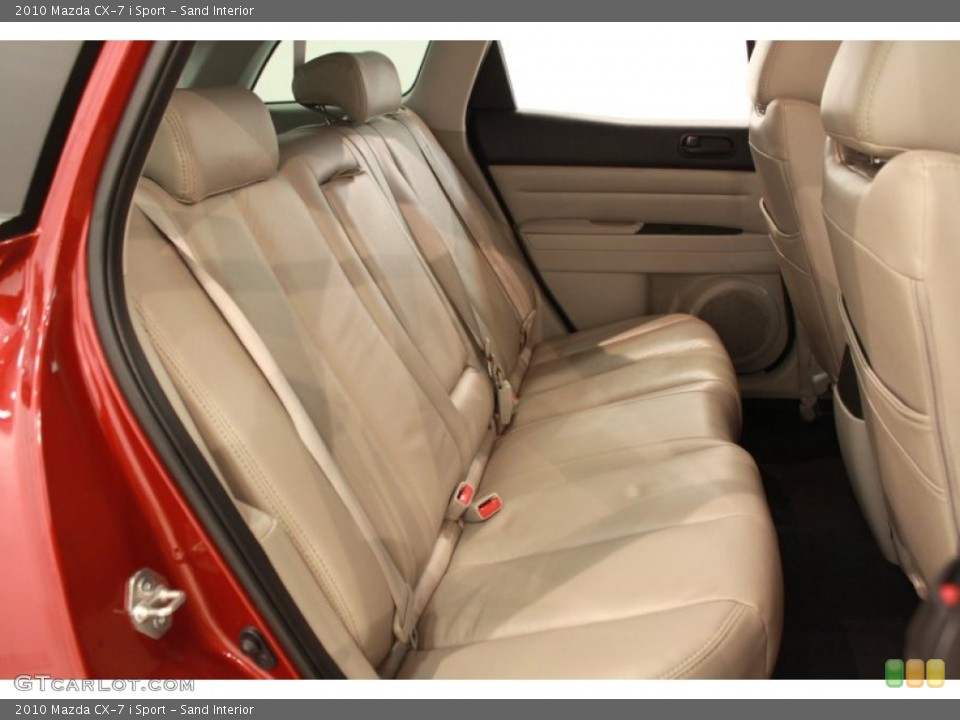 Sand Interior Rear Seat for the 2010 Mazda CX-7 i Sport #68563846