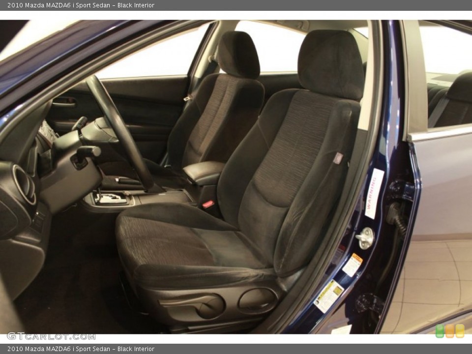 Black Interior Prime Interior for the 2010 Mazda MAZDA6 i Sport Sedan #68564029