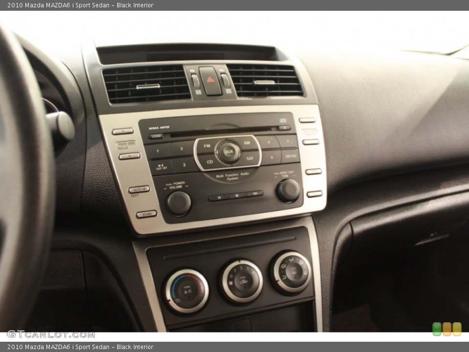 Black Interior Controls for the 2010 Mazda MAZDA6 i Sport Sedan #68564046