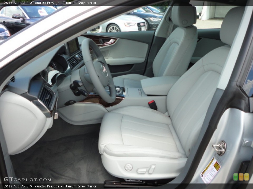 Titanium Gray Interior Front Seat for the 2013 Audi A7 3.0T quattro Prestige #68564143