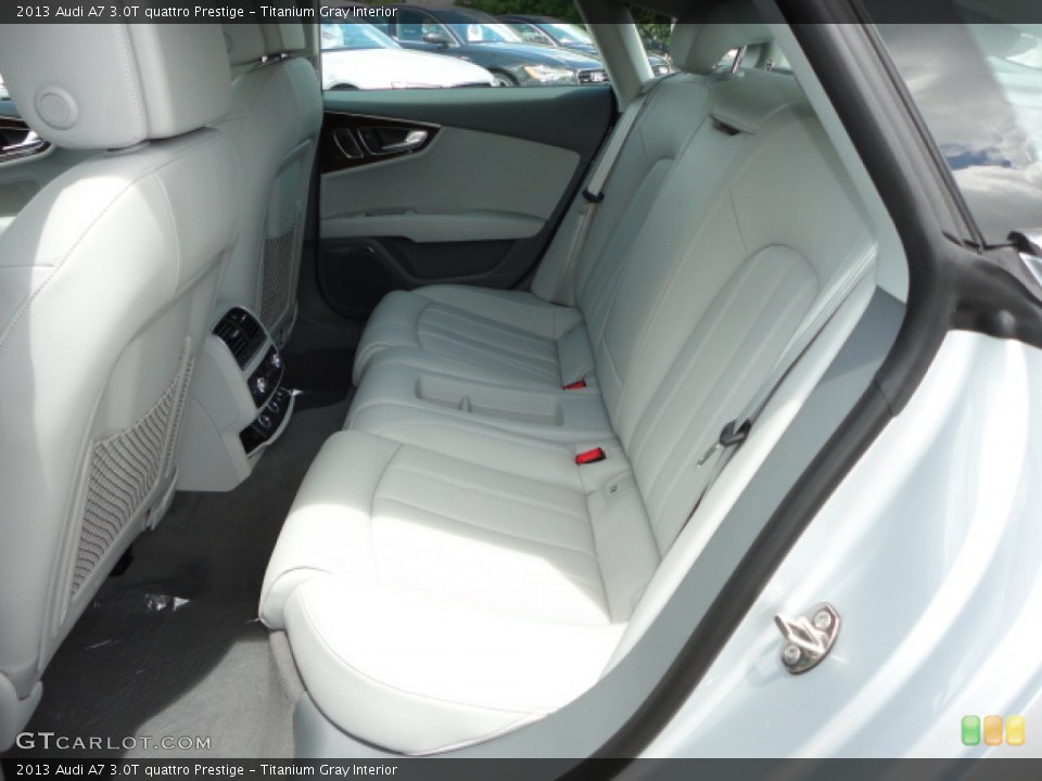 Titanium Gray Interior Rear Seat for the 2013 Audi A7 3.0T quattro Prestige #68564152