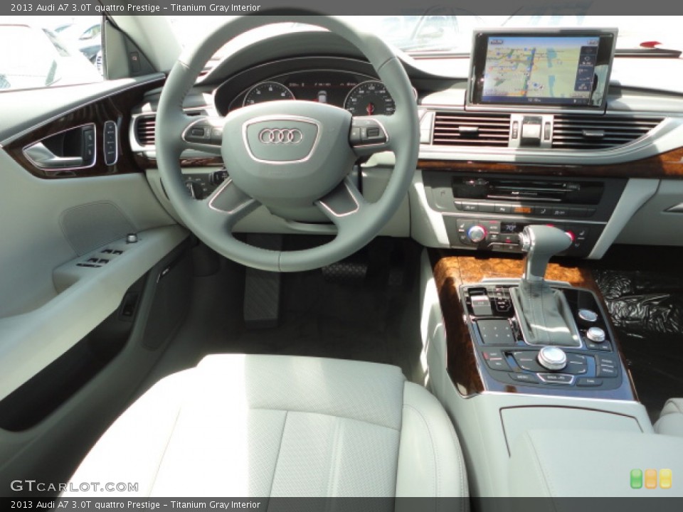 Titanium Gray Interior Dashboard for the 2013 Audi A7 3.0T quattro Prestige #68564159