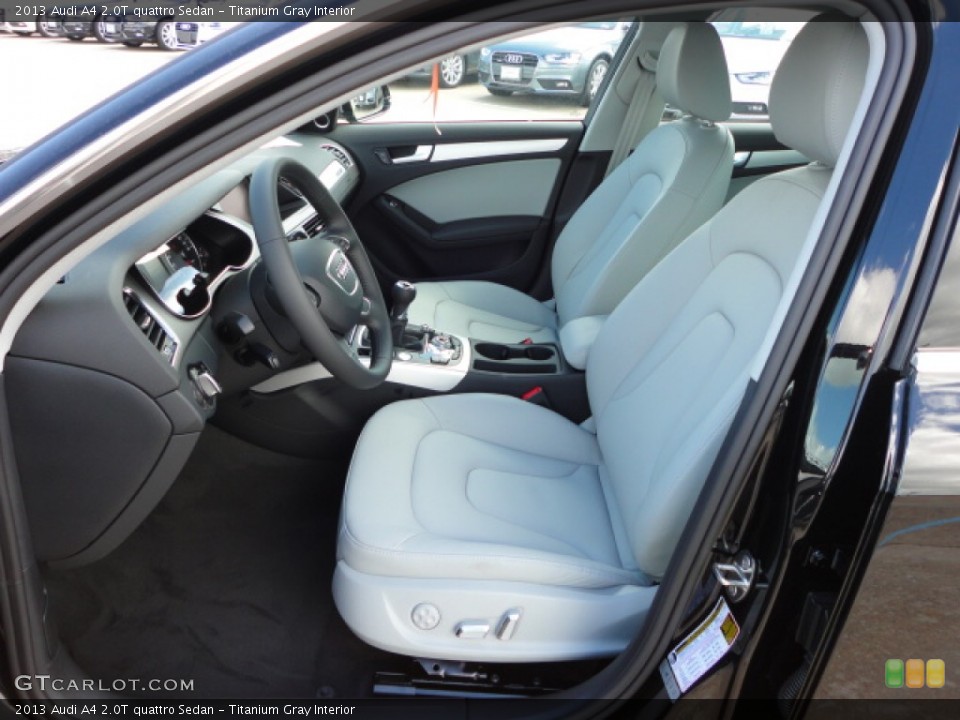 Titanium Gray Interior Front Seat for the 2013 Audi A4 2.0T quattro Sedan #68564230