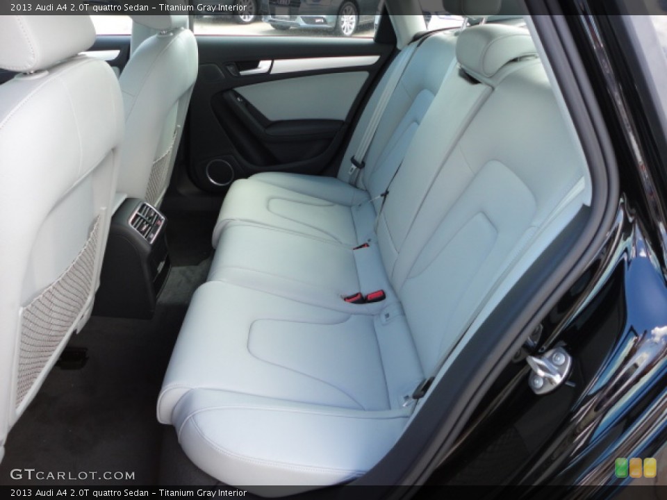 Titanium Gray Interior Rear Seat for the 2013 Audi A4 2.0T quattro Sedan #68564239