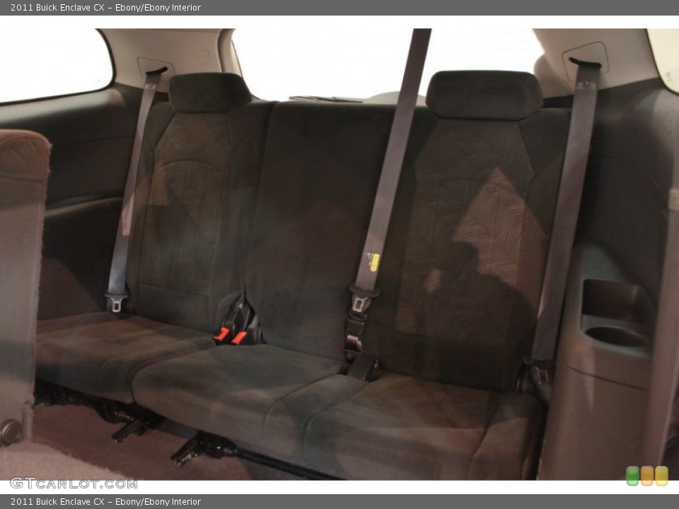 Ebony/Ebony Interior Rear Seat for the 2011 Buick Enclave CX #68564434