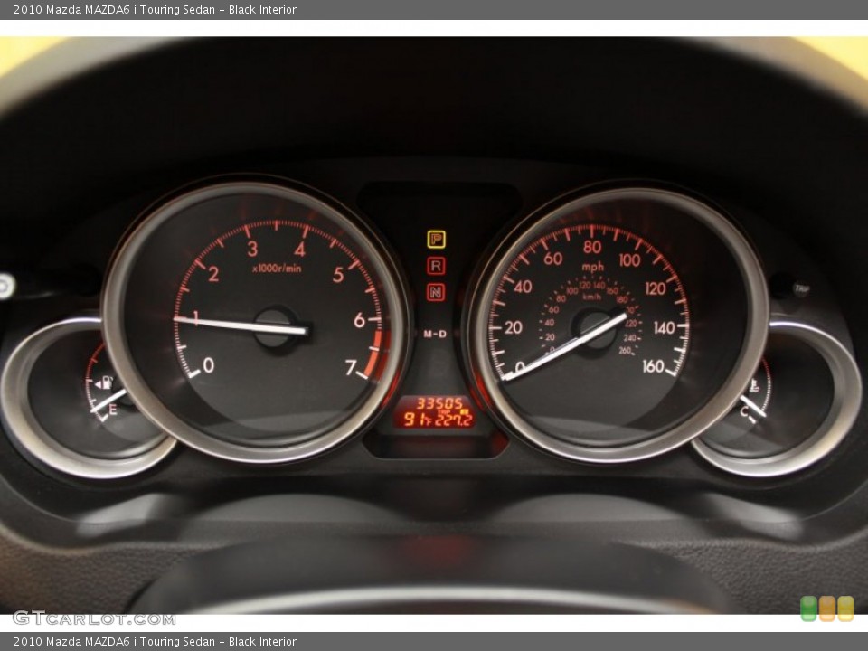 Black Interior Gauges for the 2010 Mazda MAZDA6 i Touring Sedan #68564542