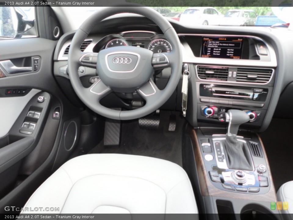 Titanium Gray Interior Dashboard for the 2013 Audi A4 2.0T Sedan #68564797