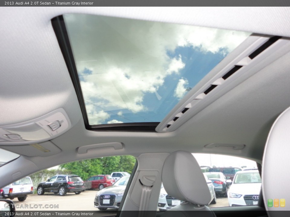 Titanium Gray Interior Sunroof for the 2013 Audi A4 2.0T Sedan #68564815