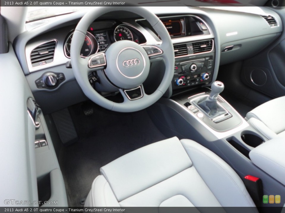 Titanium Grey/Steel Grey Interior Prime Interior for the 2013 Audi A5 2.0T quattro Coupe #68564977