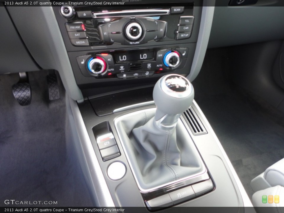 Titanium Grey/Steel Grey Interior Transmission for the 2013 Audi A5 2.0T quattro Coupe #68564995