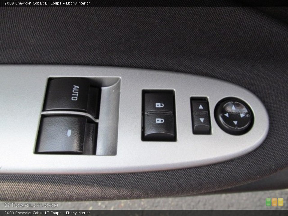 Ebony Interior Controls for the 2009 Chevrolet Cobalt LT Coupe #68566261
