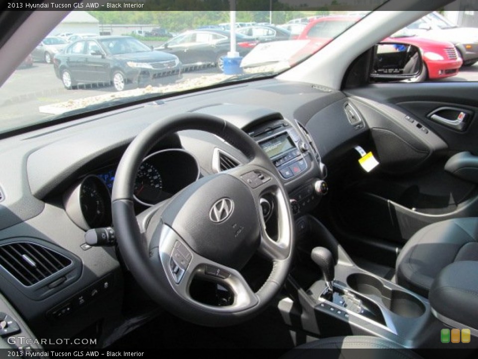 Black Interior Dashboard for the 2013 Hyundai Tucson GLS AWD #68566936