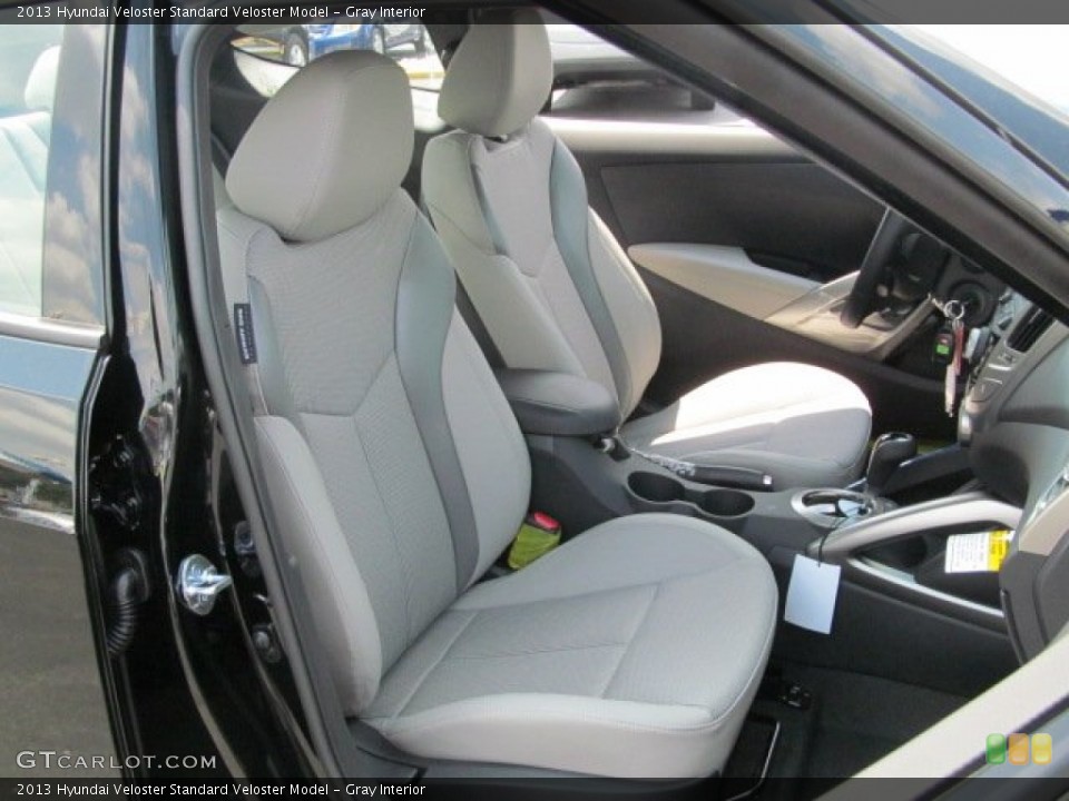 Gray Interior Photo for the 2013 Hyundai Veloster  #68567020