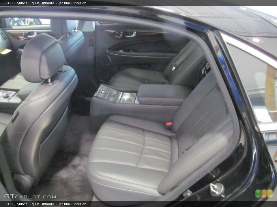 Jet Black Interior Rear Seat for the 2013 Hyundai Equus Ultimate #68567641