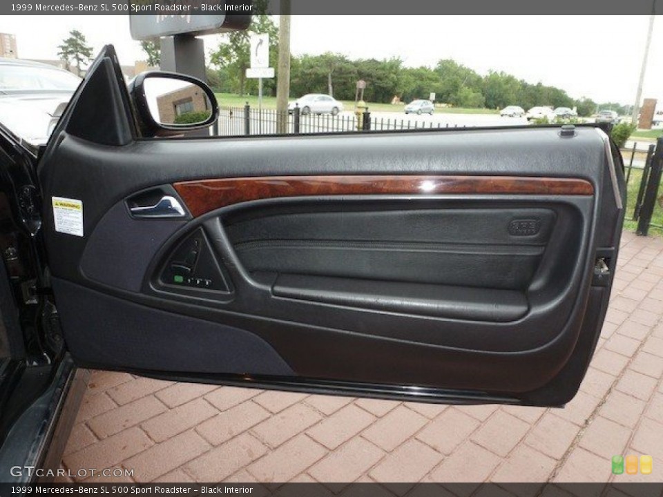 Black Interior Door Panel for the 1999 Mercedes-Benz SL 500 Sport Roadster #68568937