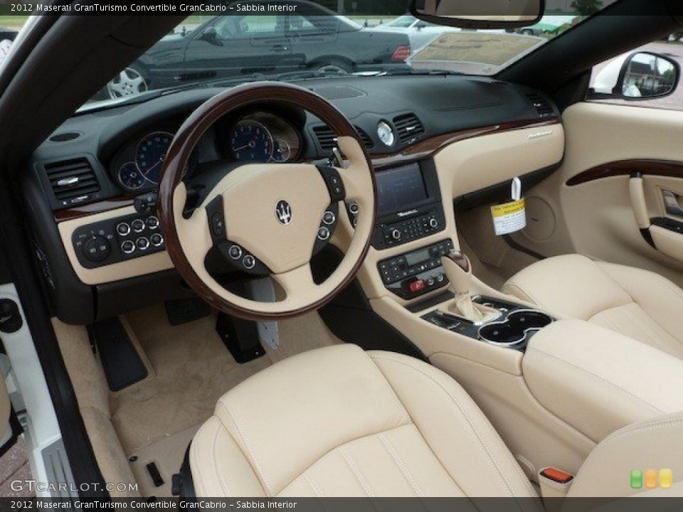 Sabbia Interior Prime Interior for the 2012 Maserati GranTurismo Convertible GranCabrio #68569114