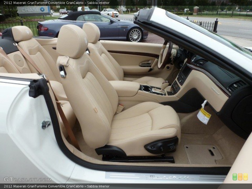 Sabbia Interior Front Seat for the 2012 Maserati GranTurismo Convertible GranCabrio #68569258