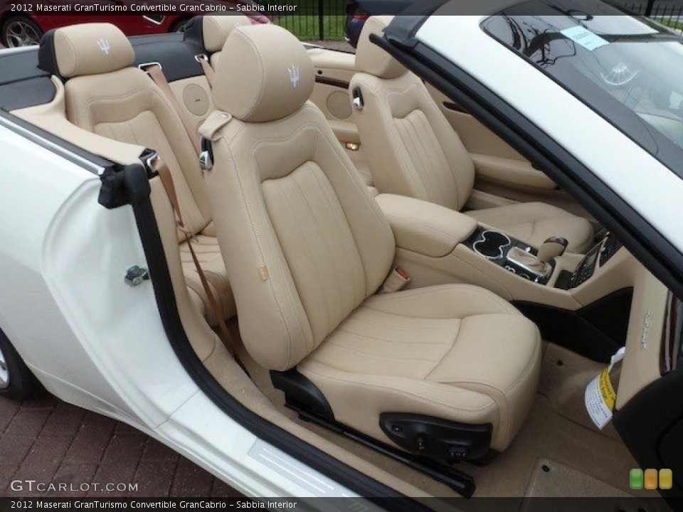 Sabbia Interior Front Seat for the 2012 Maserati GranTurismo Convertible GranCabrio #68569267