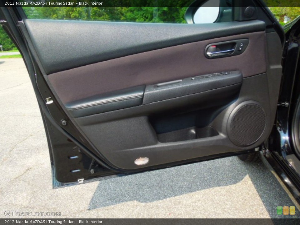 Black Interior Door Panel for the 2012 Mazda MAZDA6 i Touring Sedan #68570107
