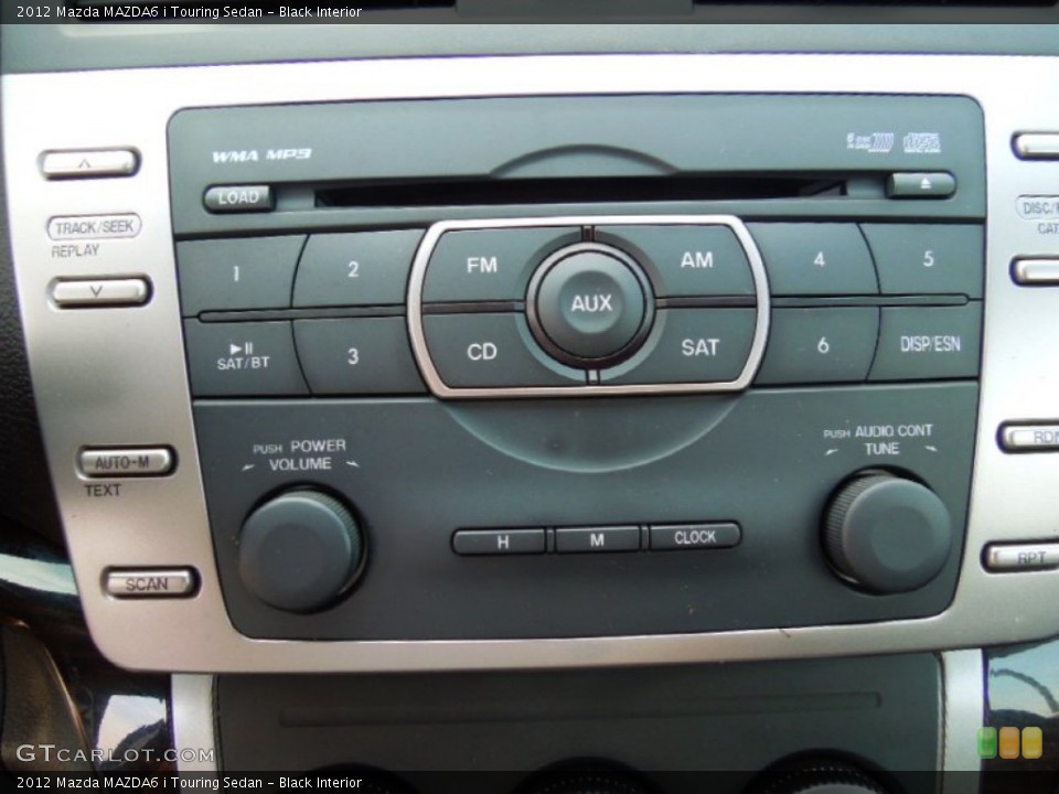 Black Interior Audio System for the 2012 Mazda MAZDA6 i Touring Sedan #68570131
