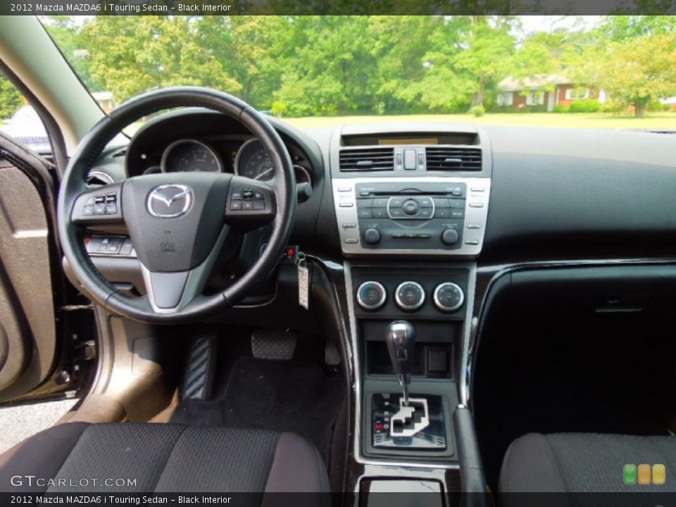 Black Interior Dashboard for the 2012 Mazda MAZDA6 i Touring Sedan #68570161