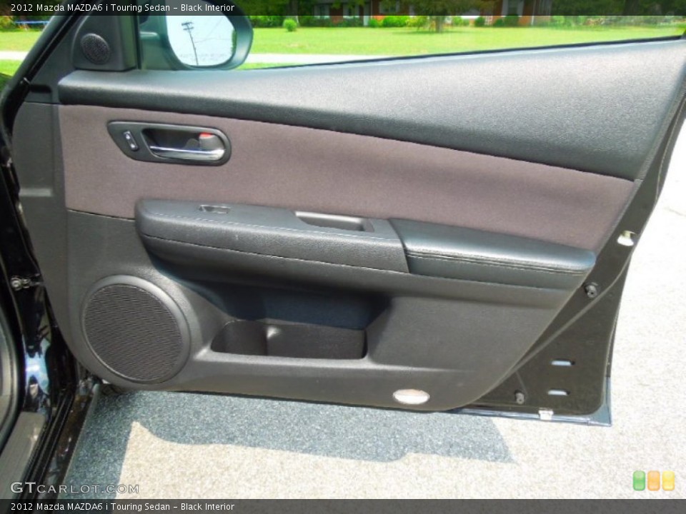 Black Interior Door Panel for the 2012 Mazda MAZDA6 i Touring Sedan #68570191