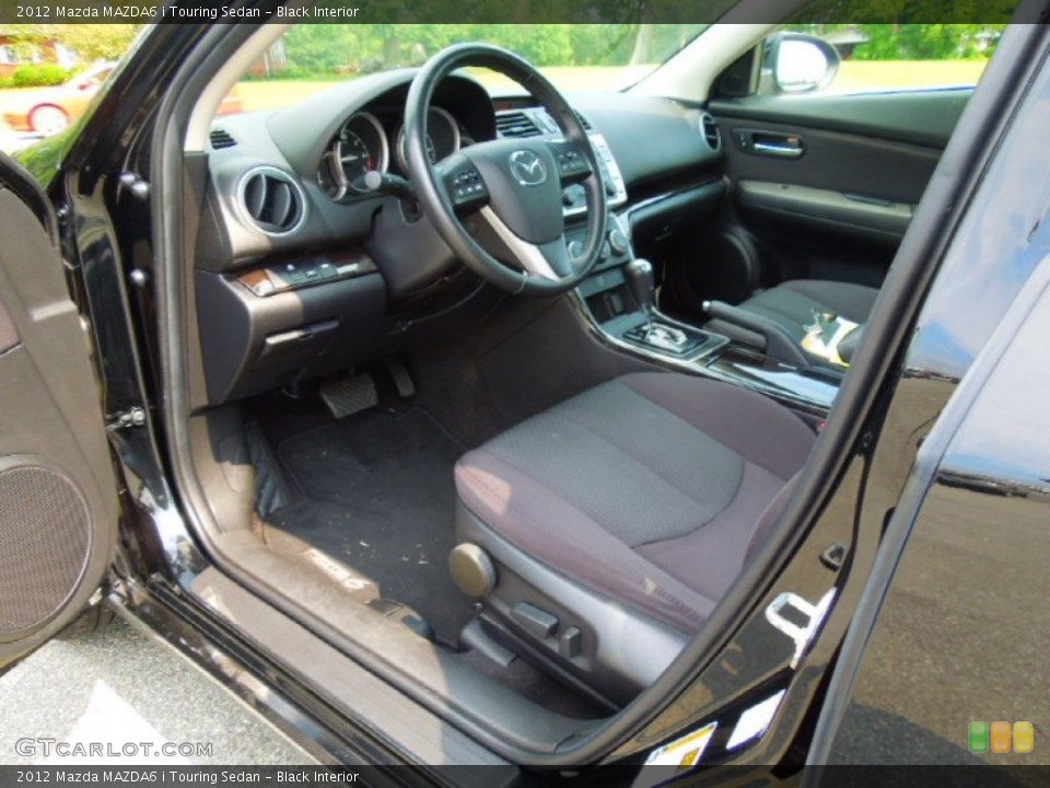 Black Interior Prime Interior for the 2012 Mazda MAZDA6 i Touring Sedan #68570209