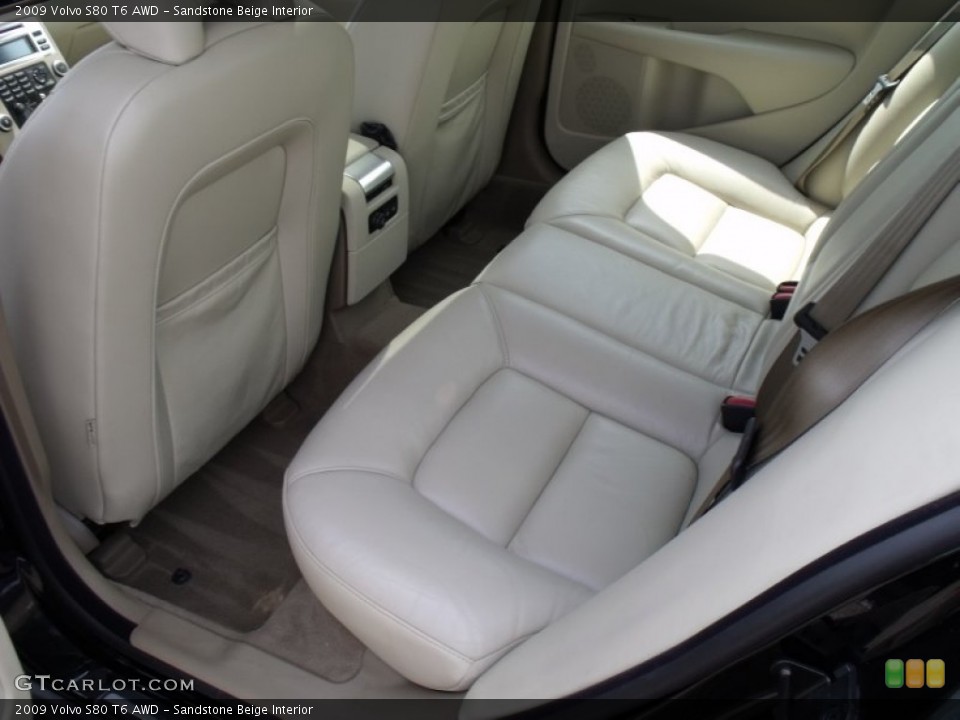 Sandstone Beige Interior Photo for the 2009 Volvo S80 T6 AWD #68570540