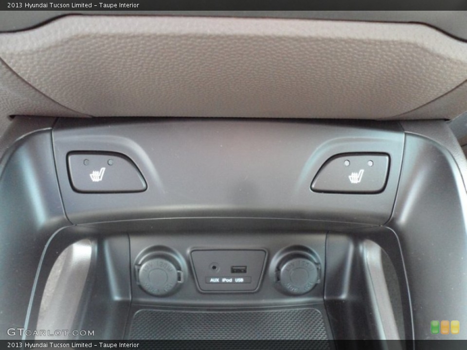 Taupe Interior Controls for the 2013 Hyundai Tucson Limited #68570548